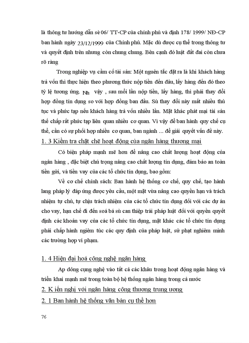image for page Một số giải pháp nhằm nâng cao chất lượng tín dụng ngắn hạn tại Sở giao dịch 1- NHCT VN