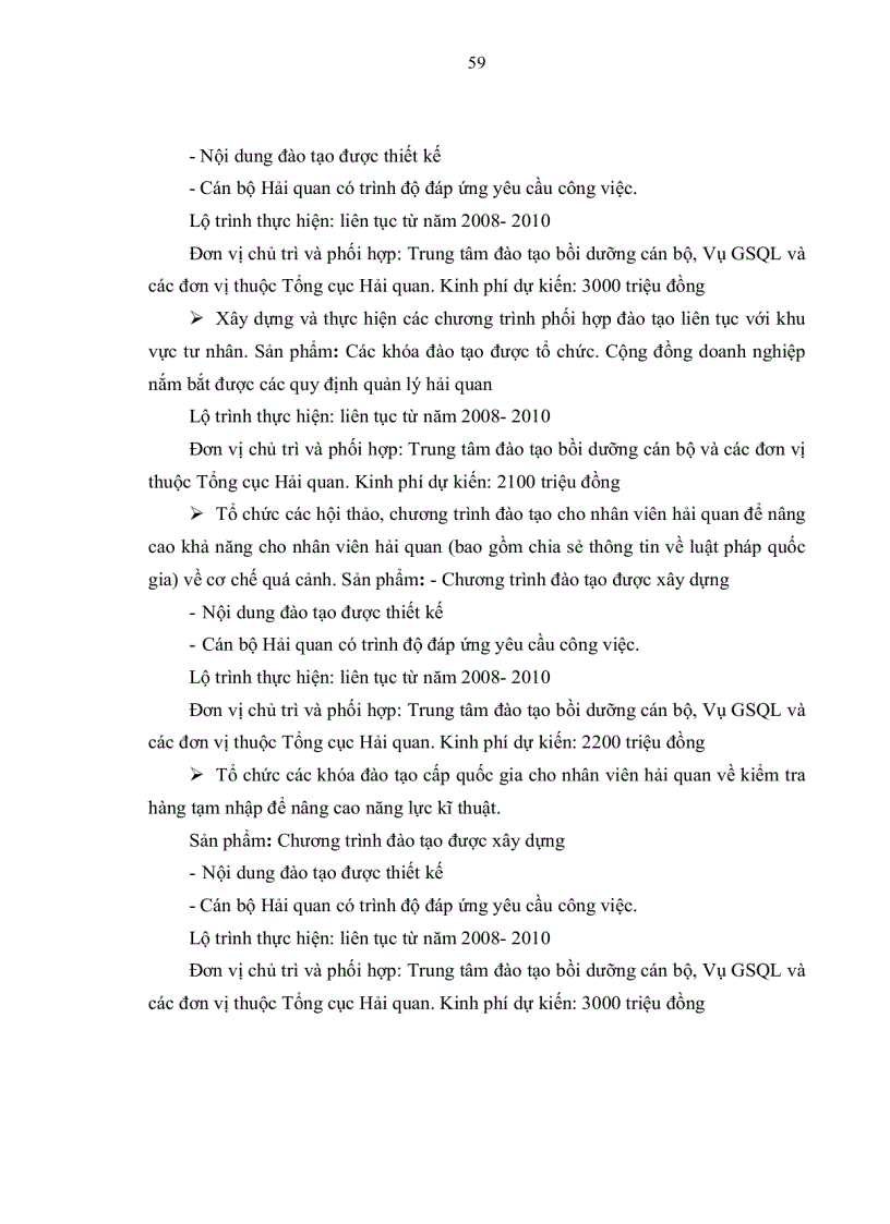 image for page Cải tiến hoạt động đào tạo và phát triển cán bộ công chức tại Tổng cục Hải quan