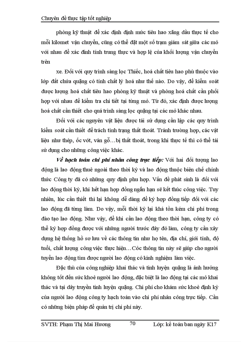 image for page Hoàn thiện công tác hạch toán kế toán chi phí sản xuất và tính giá thành sản phẩm tại công ty Kim Loại Màu Nghệ Tĩnh