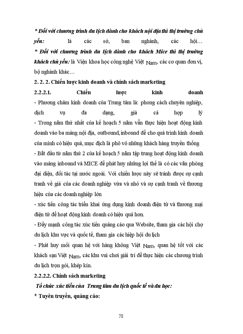 image for page Triển khai ứng dụng Thương mại điện tử và kinh doanh điện tử trong kinh doanh Lữ hành ở Trung tâm du lịch Quốc tế và du học- công ty du lịch và dich vụ Nam Đế