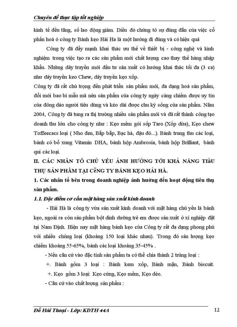 image for page Giải pháp thúc đẩy hoạt động tiêu thụ sản phẩm bánh kẹo tại Công ty Cổ phần bánh kẹo Hải Hà