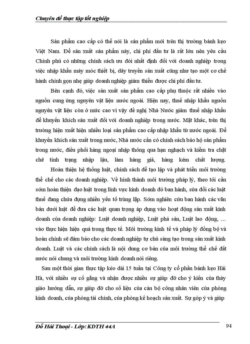 image for page Giải pháp thúc đẩy hoạt động tiêu thụ sản phẩm bánh kẹo tại Công ty Cổ phần bánh kẹo Hải Hà