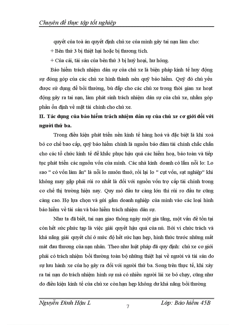 image for page Bảo hiểm trách nhiệm dân sự của chủ xe cơ giới đối với người thứ ba ở công ty cổ phần bào hiểm bưu điện PTI