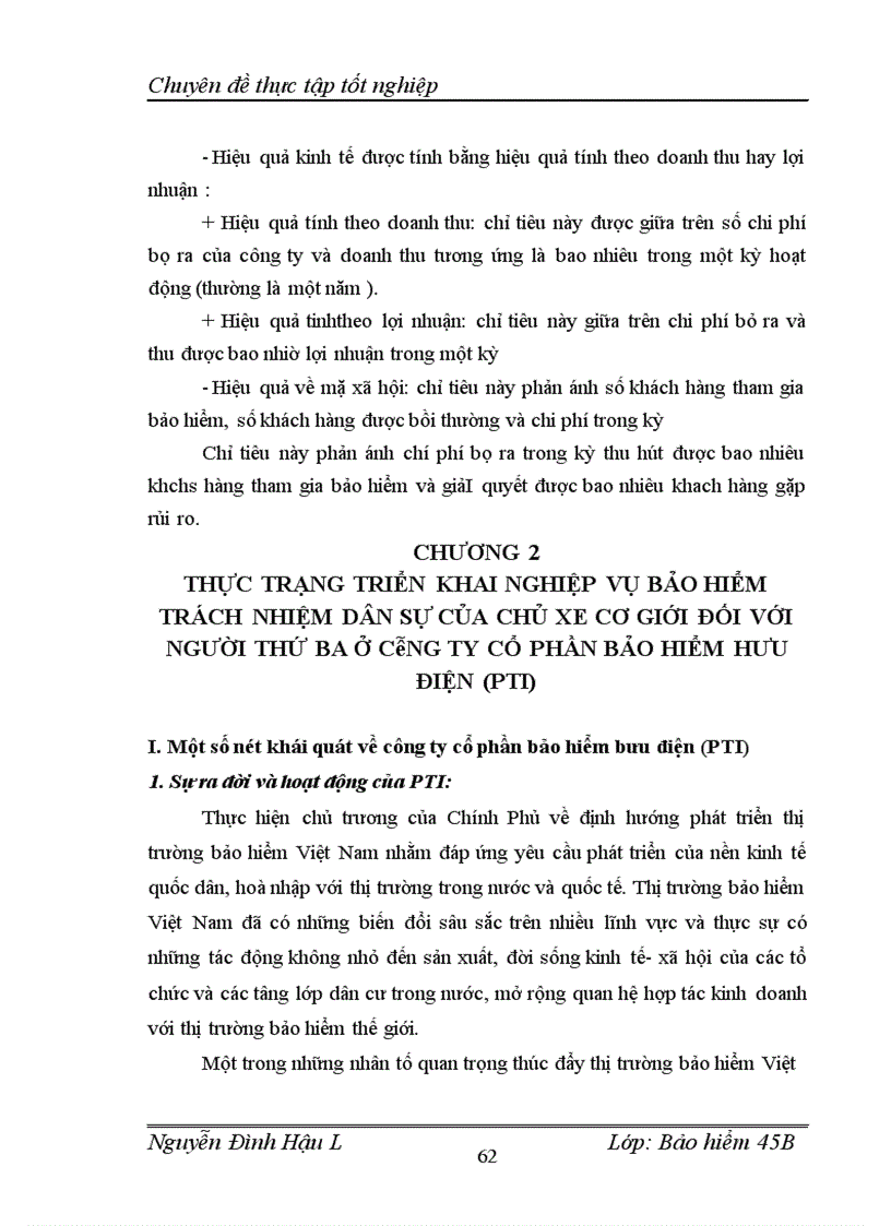 image for page Bảo hiểm trách nhiệm dân sự của chủ xe cơ giới đối với người thứ ba ở công ty cổ phần bào hiểm bưu điện PTI