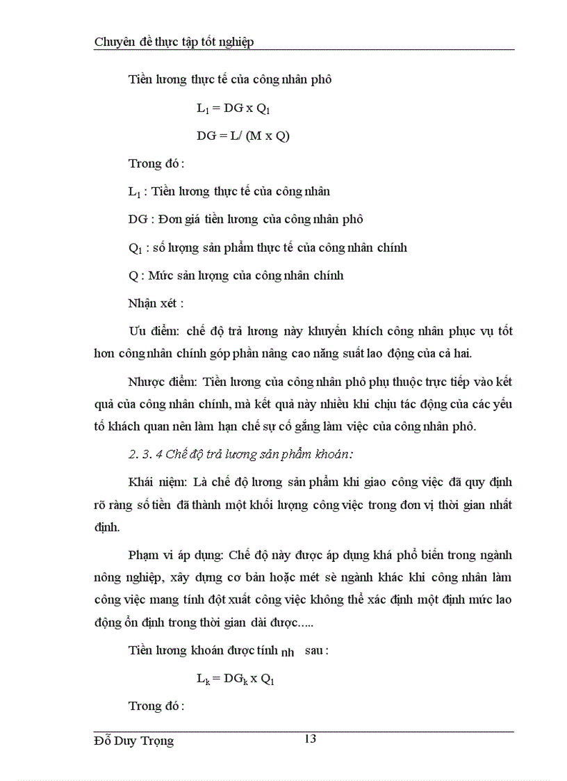 image for page Thực trạng trả lương, trả thưởng ở Công ty dệt kim Thăng Long