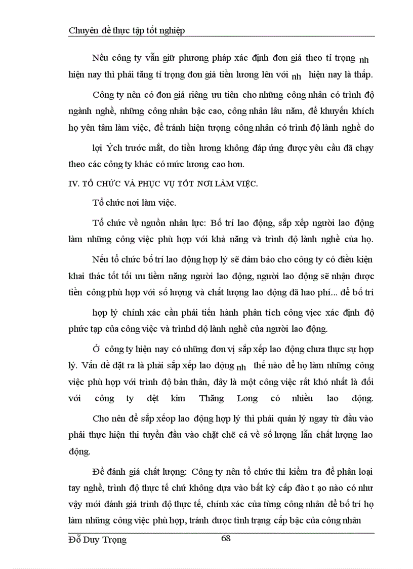 image for page Thực trạng trả lương, trả thưởng ở Công ty dệt kim Thăng Long