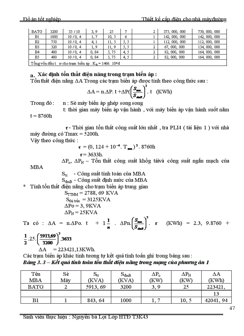 image for page Thiết kế cấp điện cho nhà máy đường