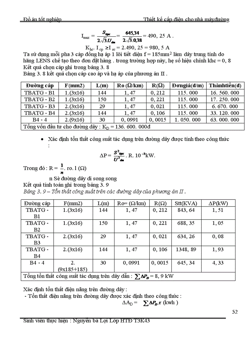 image for page Thiết kế cấp điện cho nhà máy đường