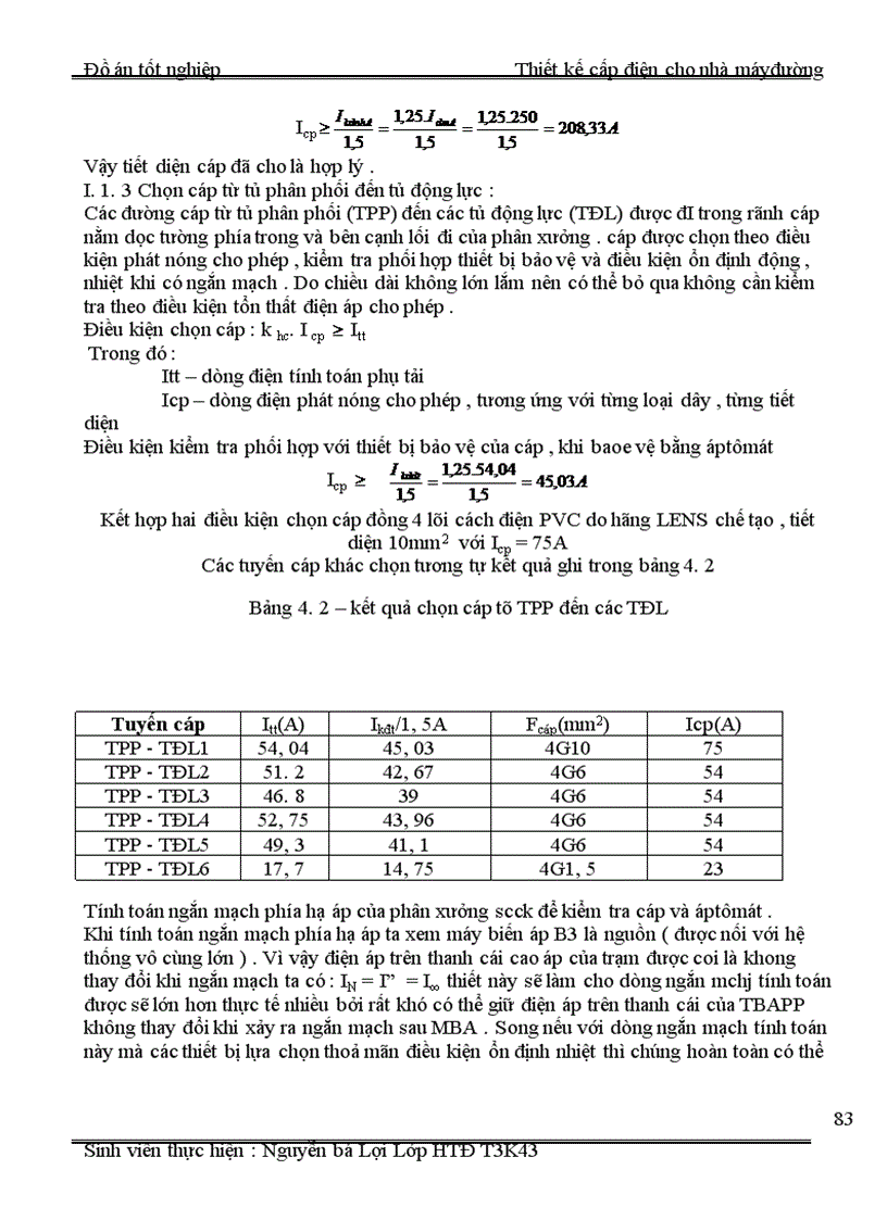 image for page Thiết kế cấp điện cho nhà máy đường