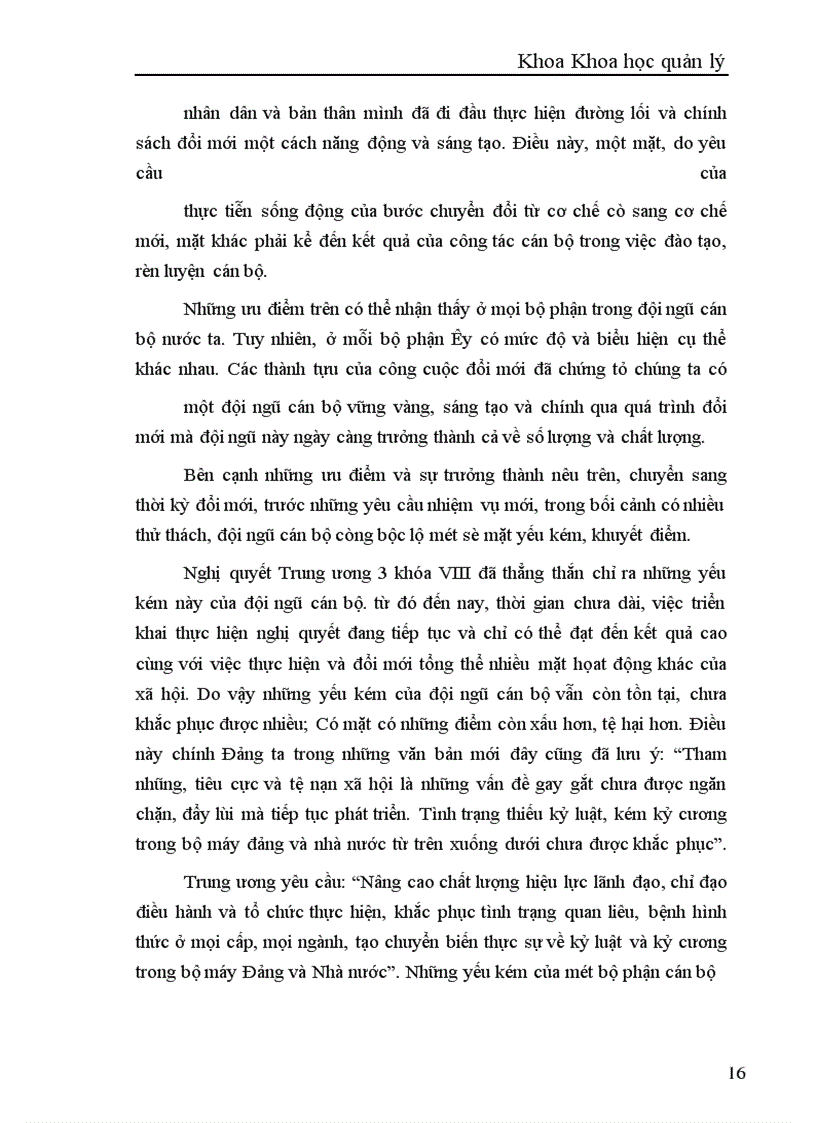image for page Một số giải pháp và kiến nghị nhằm nâng cao chất lượng của đội ngũ cán bộ công chức ở Việt nam hiện nay