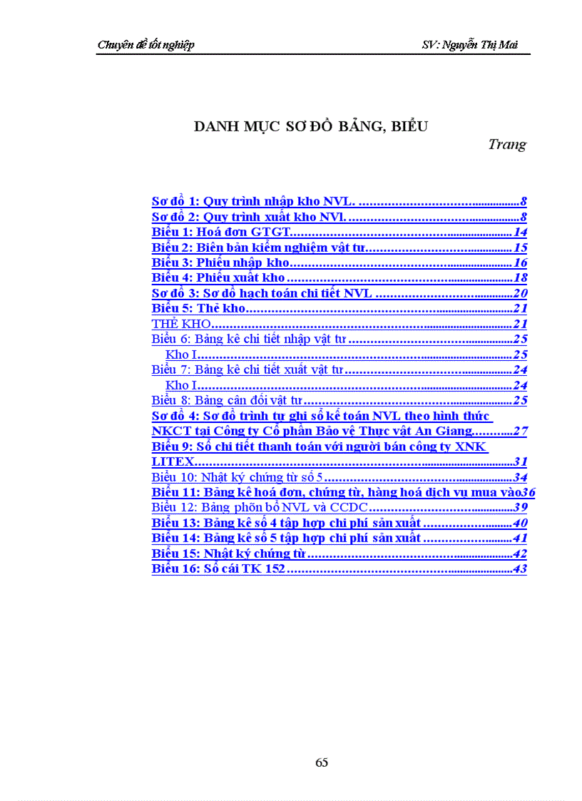 image for page Hoàn thiện công tác kế toán nguyên vật liệu ở Công ty Cổ phần Bảo vệ Thực vật An Giang