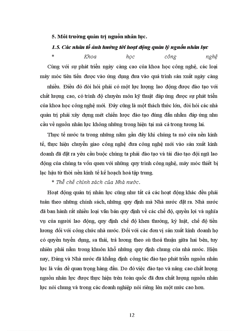 image for page Hoàn thiện công tác quản trị nguồn nhân lực tại Viện Nghiên cứu Phát triển Du lịch