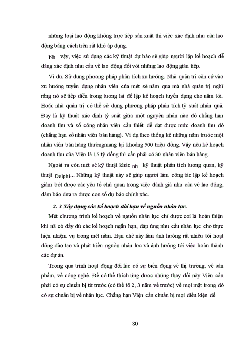 image for page Hoàn thiện công tác quản trị nguồn nhân lực tại Viện Nghiên cứu Phát triển Du lịch