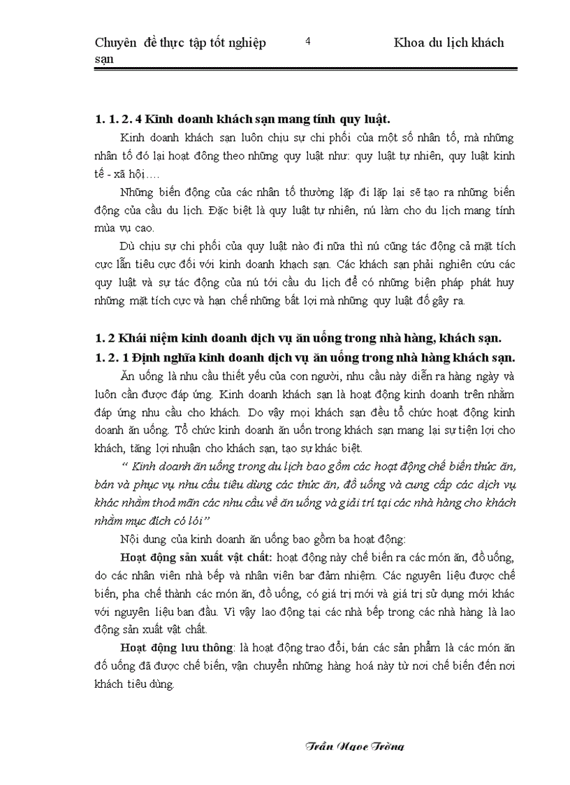 image for page Nâng cao chất lượng dịch vụ ăn uống tại nhà hàng Hoa Sen I thuộc công ty Cổ phần Du lịch Kim Liên.