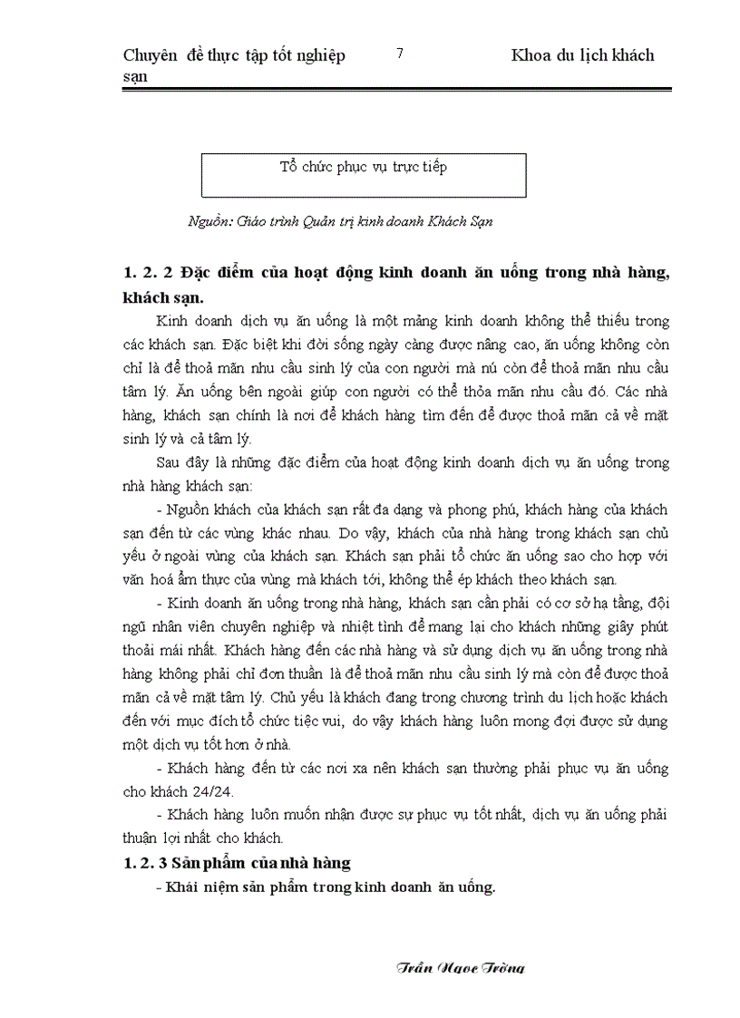 image for page Nâng cao chất lượng dịch vụ ăn uống tại nhà hàng Hoa Sen I thuộc công ty Cổ phần Du lịch Kim Liên.