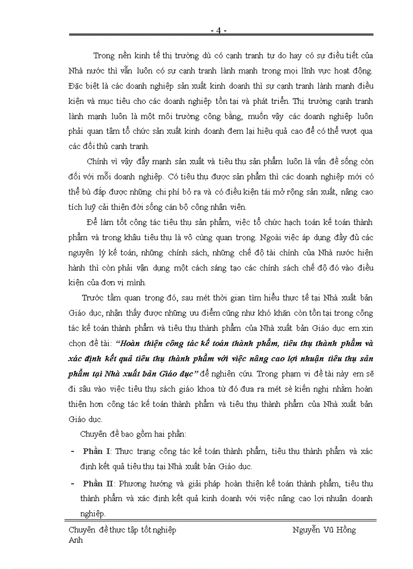 image for page Hoàn thiện công tác kế toán thành phẩm, tiêu thụ thành phẩm và xác định kết quả tiêu thụ thành phẩm với việc nâng cao lợi nhuận tiêu thụ sản phẩm tại Nhà xuất bản Giáo dục