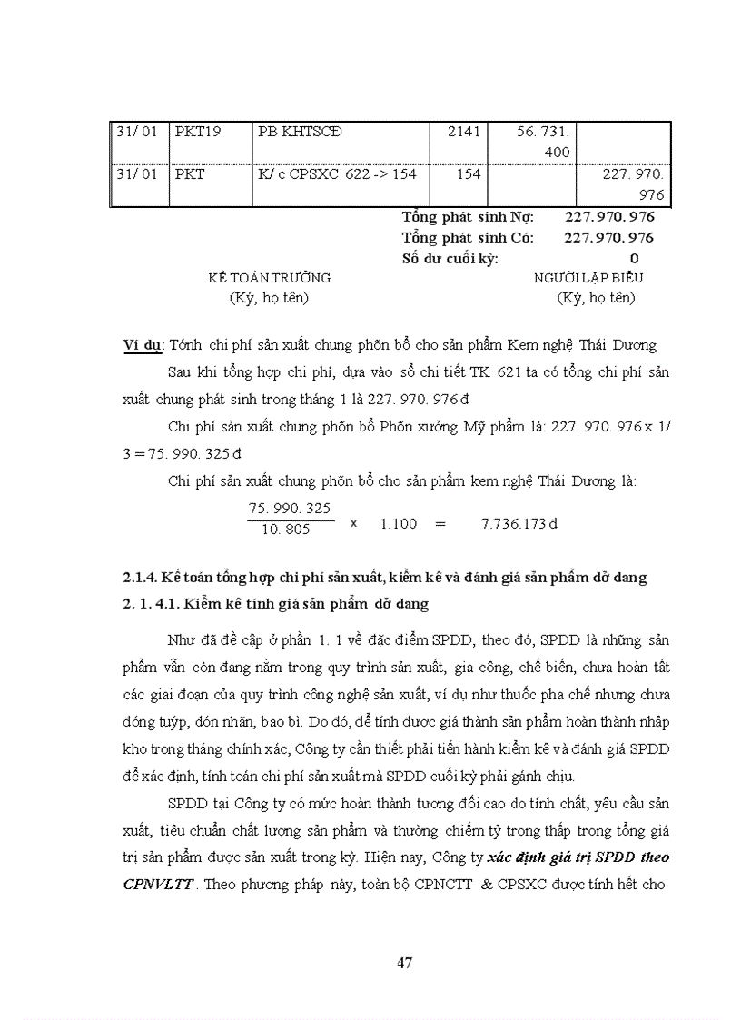 image for page Hoàn thiện kế toán chi phí sản xuất và tính giá thành sản phẩm tại Công ty cổ phần Sao Thái Dương