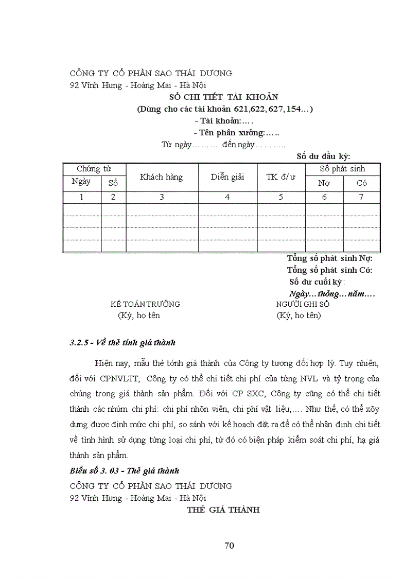 image for page Hoàn thiện kế toán chi phí sản xuất và tính giá thành sản phẩm tại Công ty cổ phần Sao Thái Dương