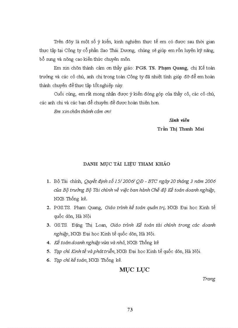 image for page Hoàn thiện kế toán chi phí sản xuất và tính giá thành sản phẩm tại Công ty cổ phần Sao Thái Dương