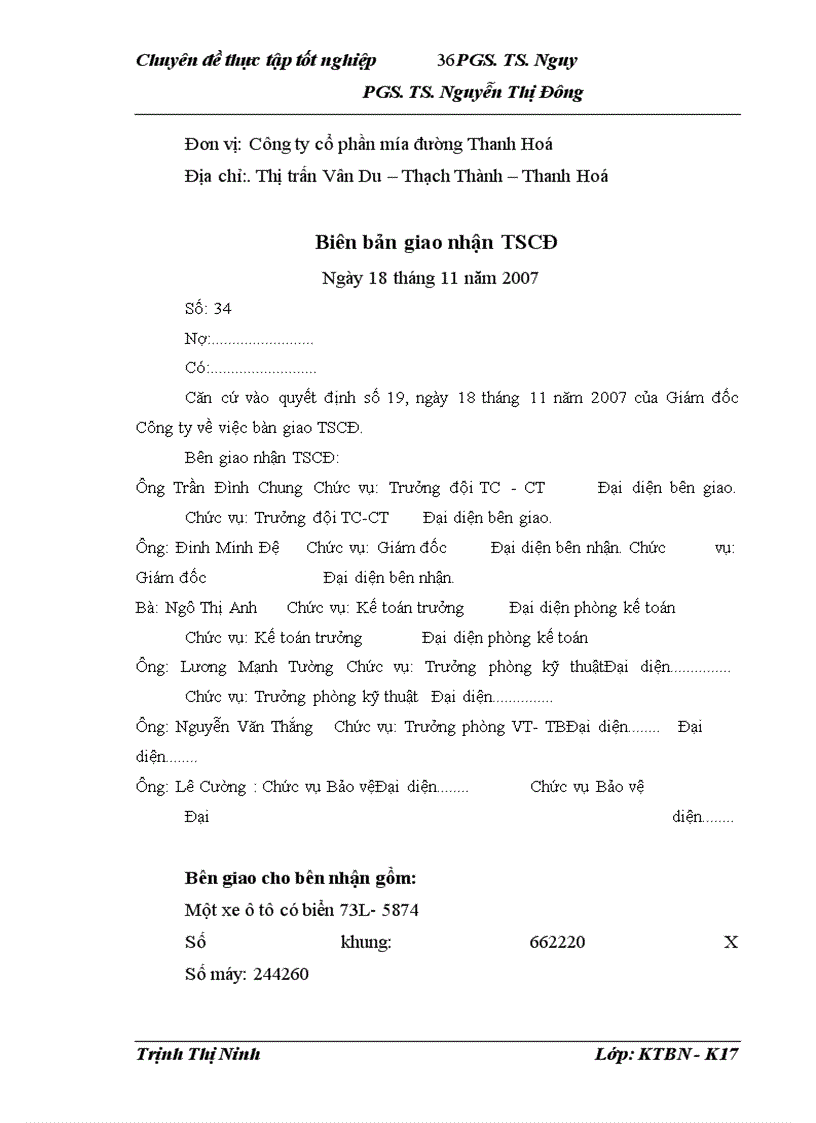 image for page Hoàn thiện công tác kế toán tài sản cố định tại công ty cổ phần mía đường Thanh Hóa