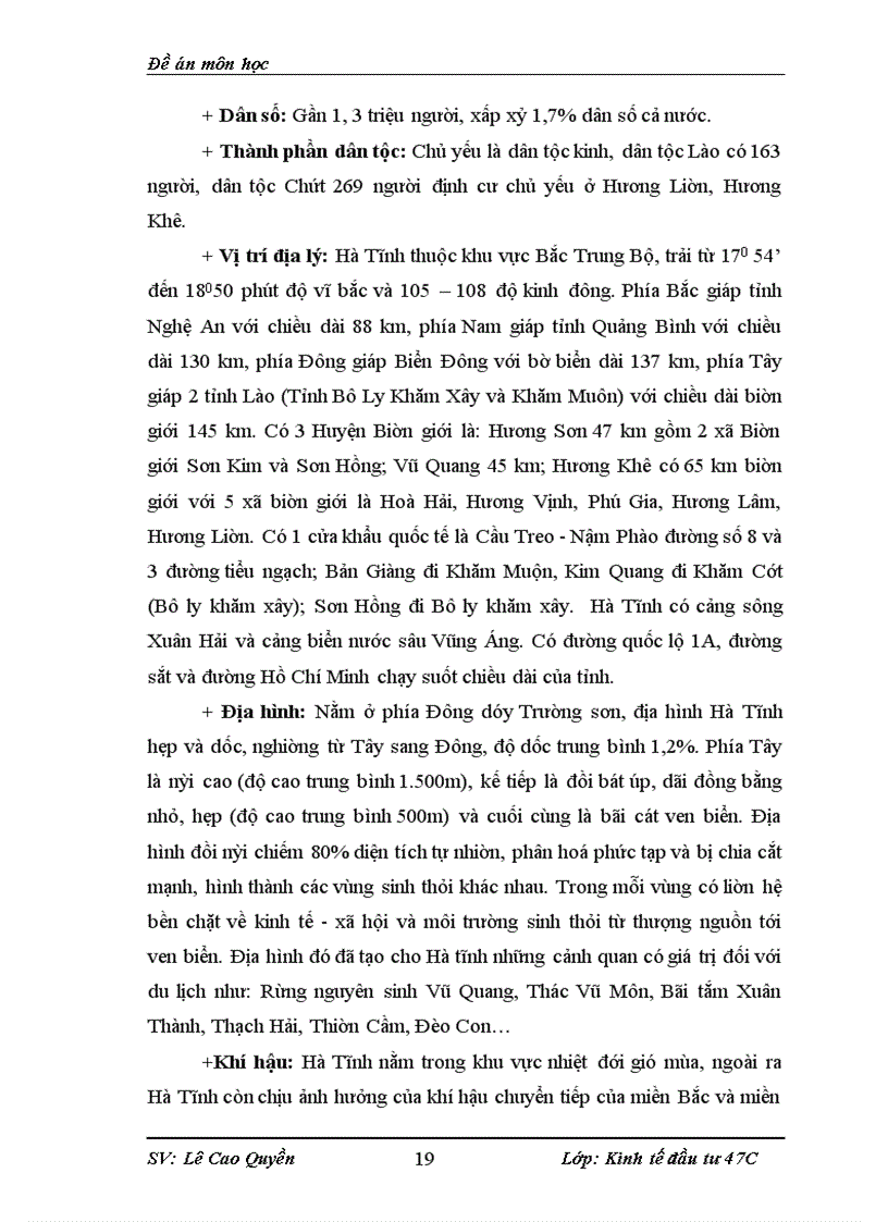 image for page Thực trạng và giải pháp nhằm nâng cao hiệu quả đầu tư phát triển trên địa bàn Tỉnh Hà Tĩnh