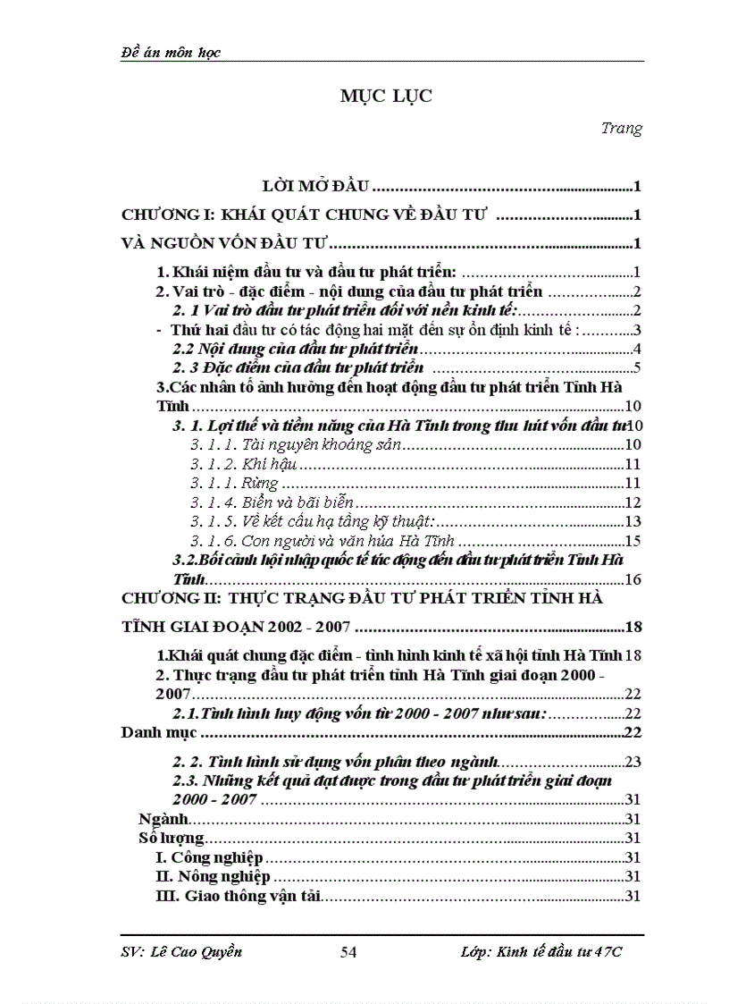 image for page Thực trạng và giải pháp nhằm nâng cao hiệu quả đầu tư phát triển trên địa bàn Tỉnh Hà Tĩnh