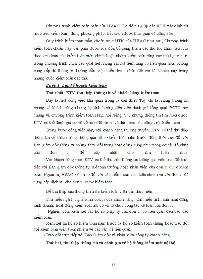 image for page Hoàn thiện kiểm toán khoản mục hàng tồn kho trong kiểm toán báo cáo tài chính do Công ty TNHH Kiểm toán Hùng Vương