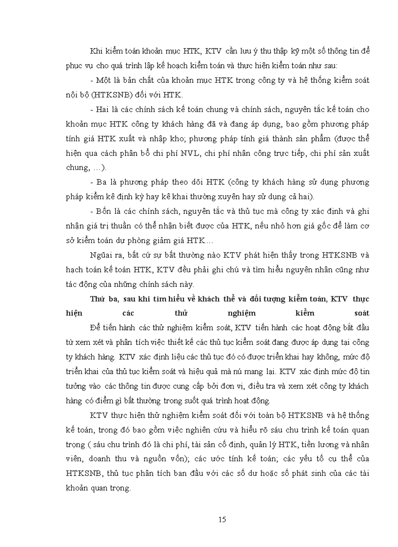 image for page Hoàn thiện kiểm toán khoản mục hàng tồn kho trong kiểm toán báo cáo tài chính do Công ty TNHH Kiểm toán Hùng Vương