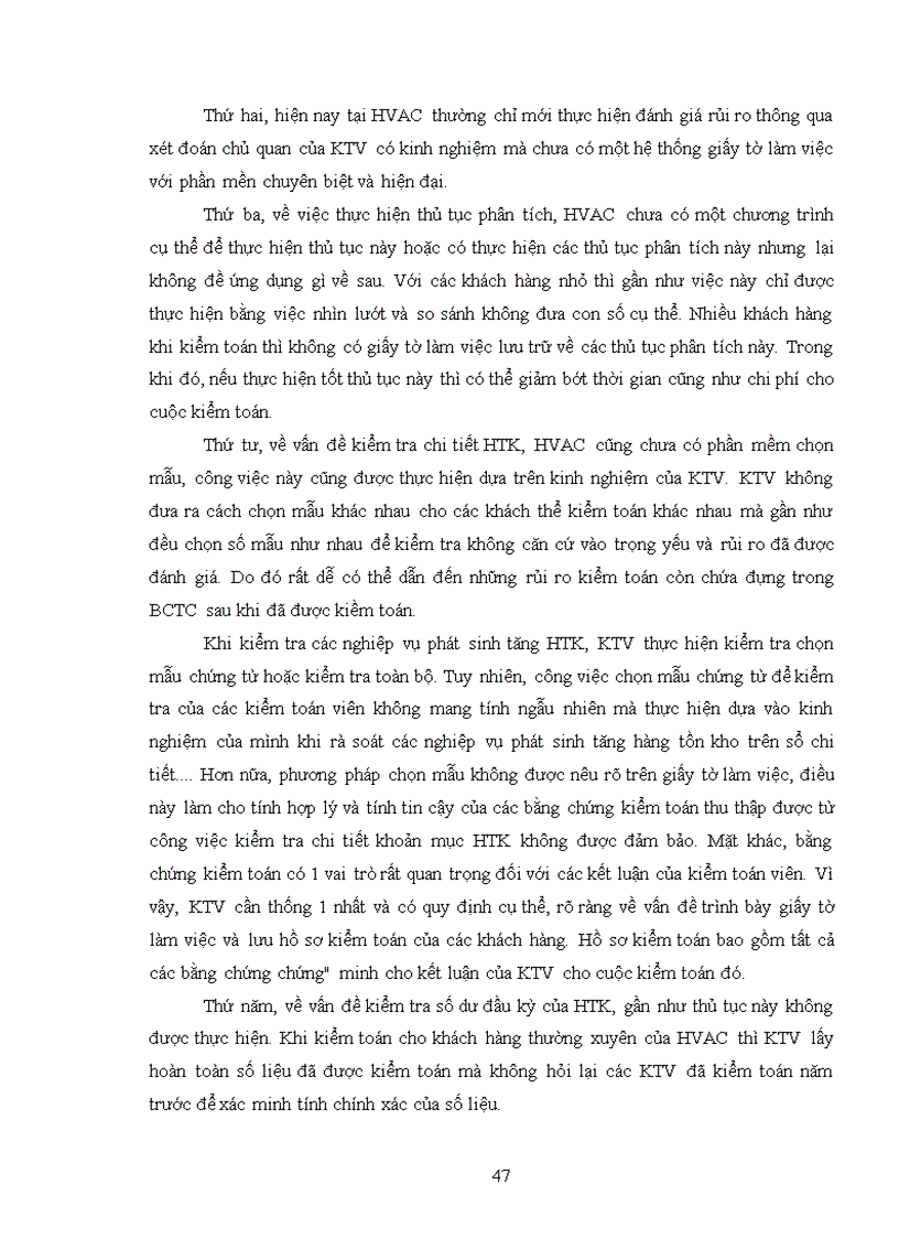 image for page Hoàn thiện kiểm toán khoản mục hàng tồn kho trong kiểm toán báo cáo tài chính do Công ty TNHH Kiểm toán Hùng Vương