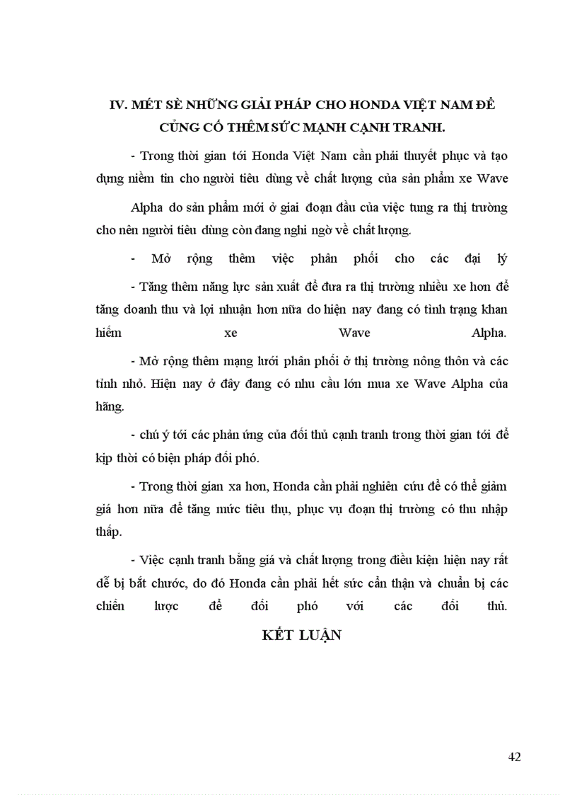 image for page Chiến lược cạnh tranh của Honda Việt Nam với xe Wave Alpha