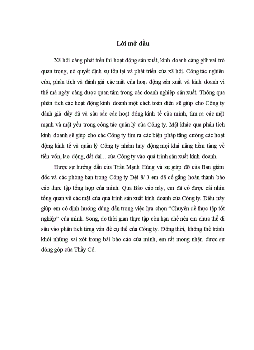 image for page Báo cáo thực tập tại công ty dệt 8/3