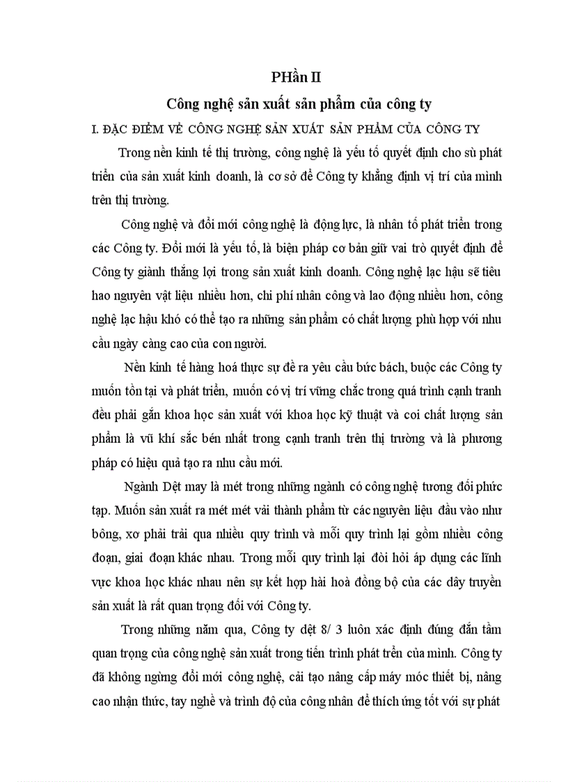 image for page Báo cáo thực tập tại công ty dệt 8/3