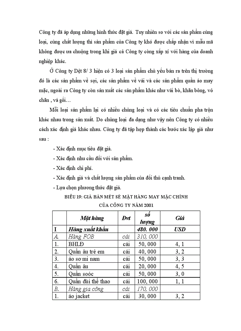 image for page Báo cáo thực tập tại công ty dệt 8/3
