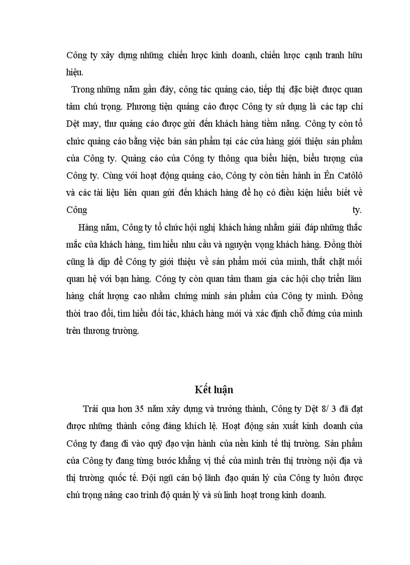 image for page Báo cáo thực tập tại công ty dệt 8/3