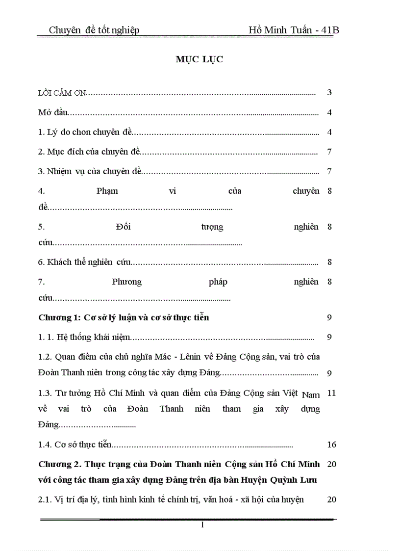 image for page Đoàn TNCS Hồ Chí Minh huyện Quỳnh Lưu - tỉnh Nghệ An với công tác tham gia xây dựng Đảng