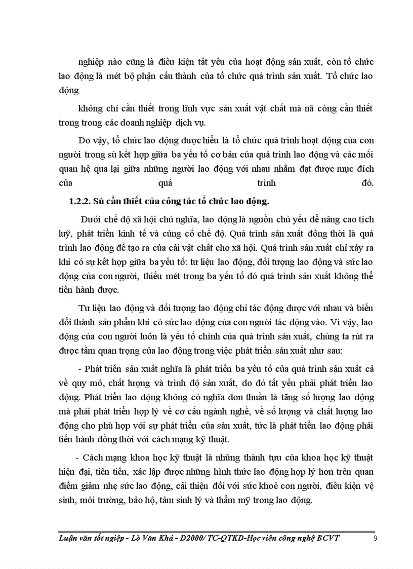 image for page Các biện pháp hoàn thiện công tác tổ chức lao động tại Bưu điện huyện Tuần Giáo