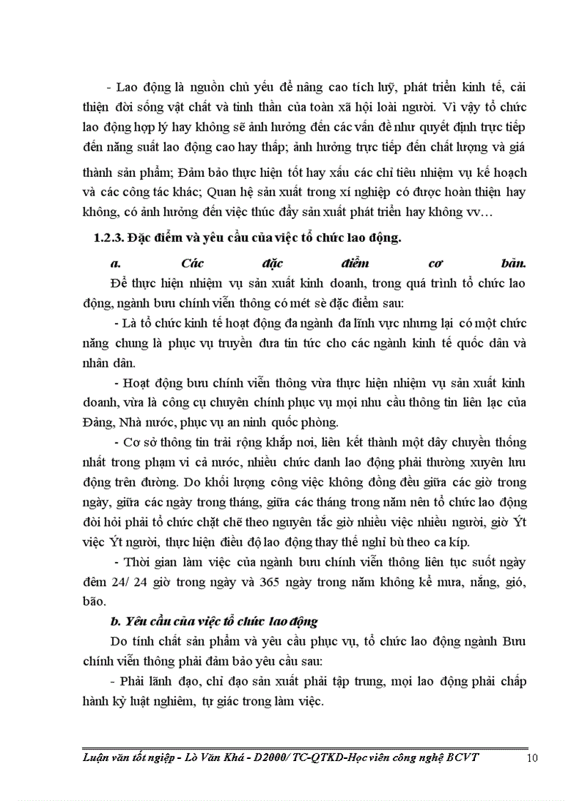 image for page Các biện pháp hoàn thiện công tác tổ chức lao động tại Bưu điện huyện Tuần Giáo