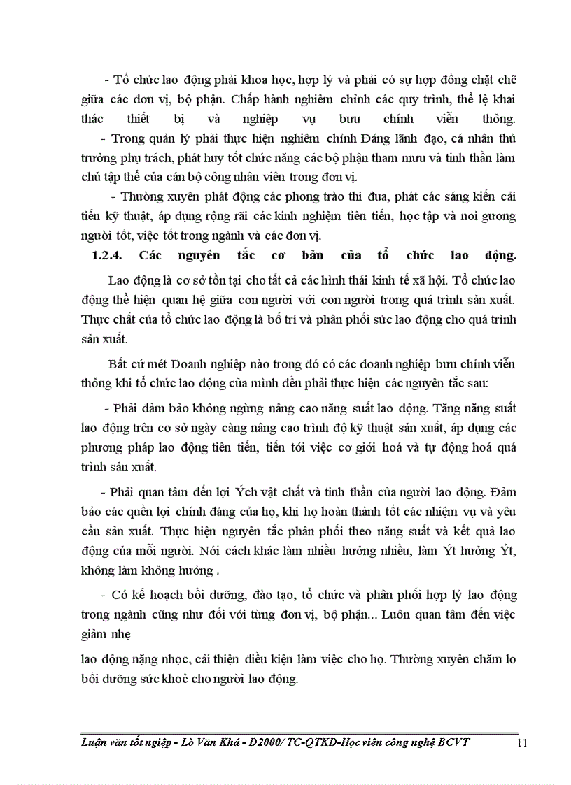 image for page Các biện pháp hoàn thiện công tác tổ chức lao động tại Bưu điện huyện Tuần Giáo