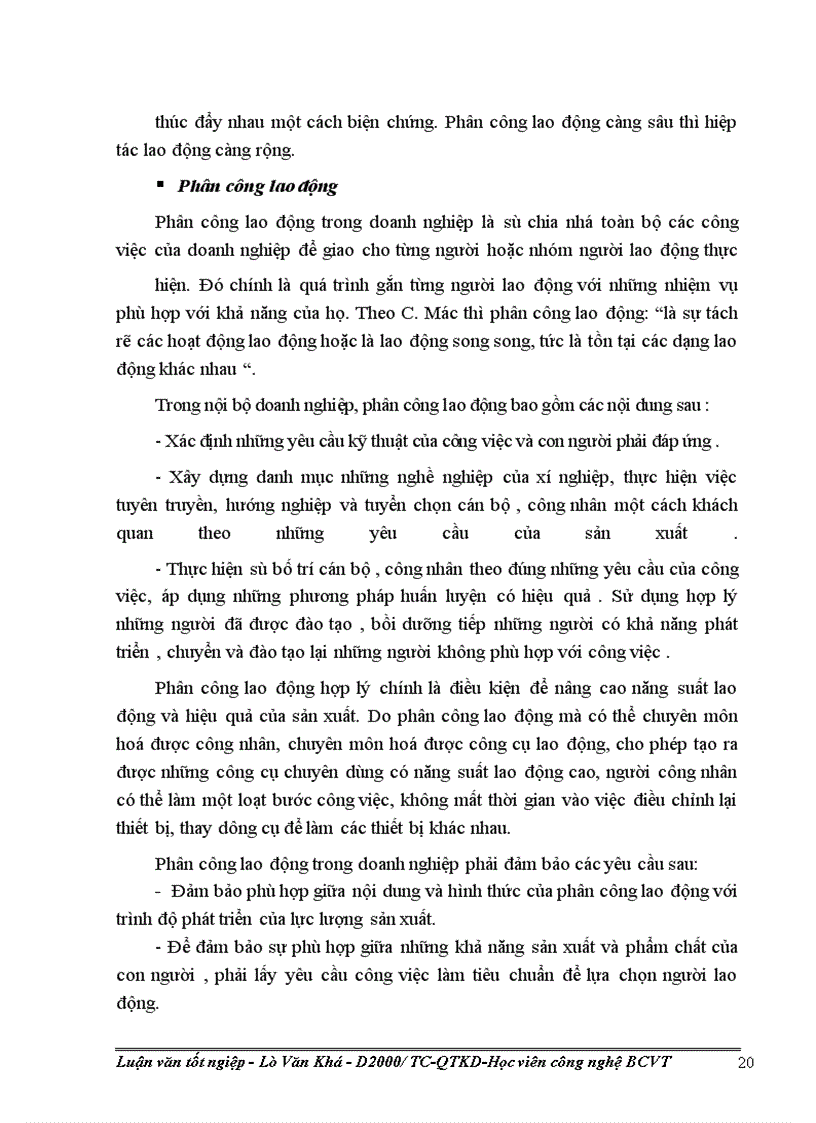 image for page Các biện pháp hoàn thiện công tác tổ chức lao động tại Bưu điện huyện Tuần Giáo