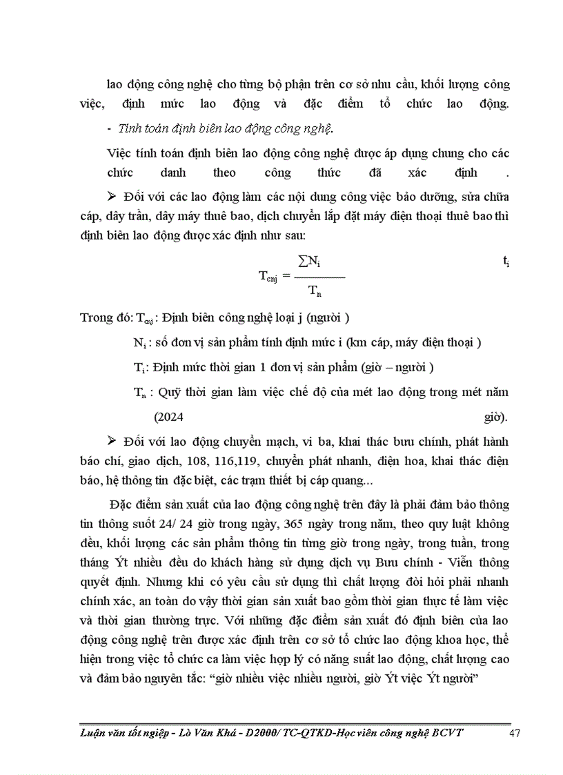 image for page Các biện pháp hoàn thiện công tác tổ chức lao động tại Bưu điện huyện Tuần Giáo