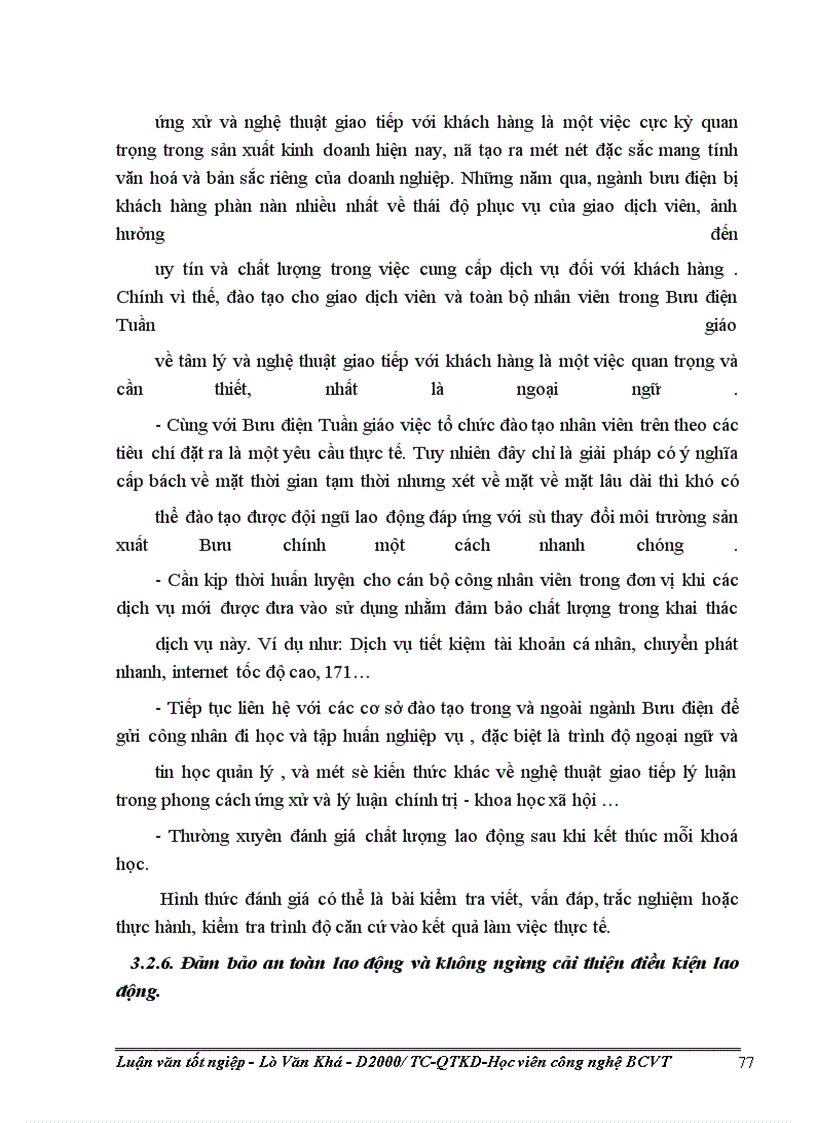 image for page Các biện pháp hoàn thiện công tác tổ chức lao động tại Bưu điện huyện Tuần Giáo