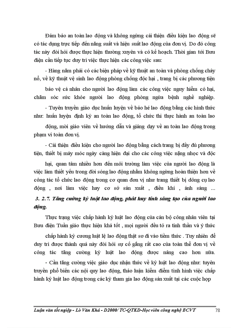 image for page Các biện pháp hoàn thiện công tác tổ chức lao động tại Bưu điện huyện Tuần Giáo