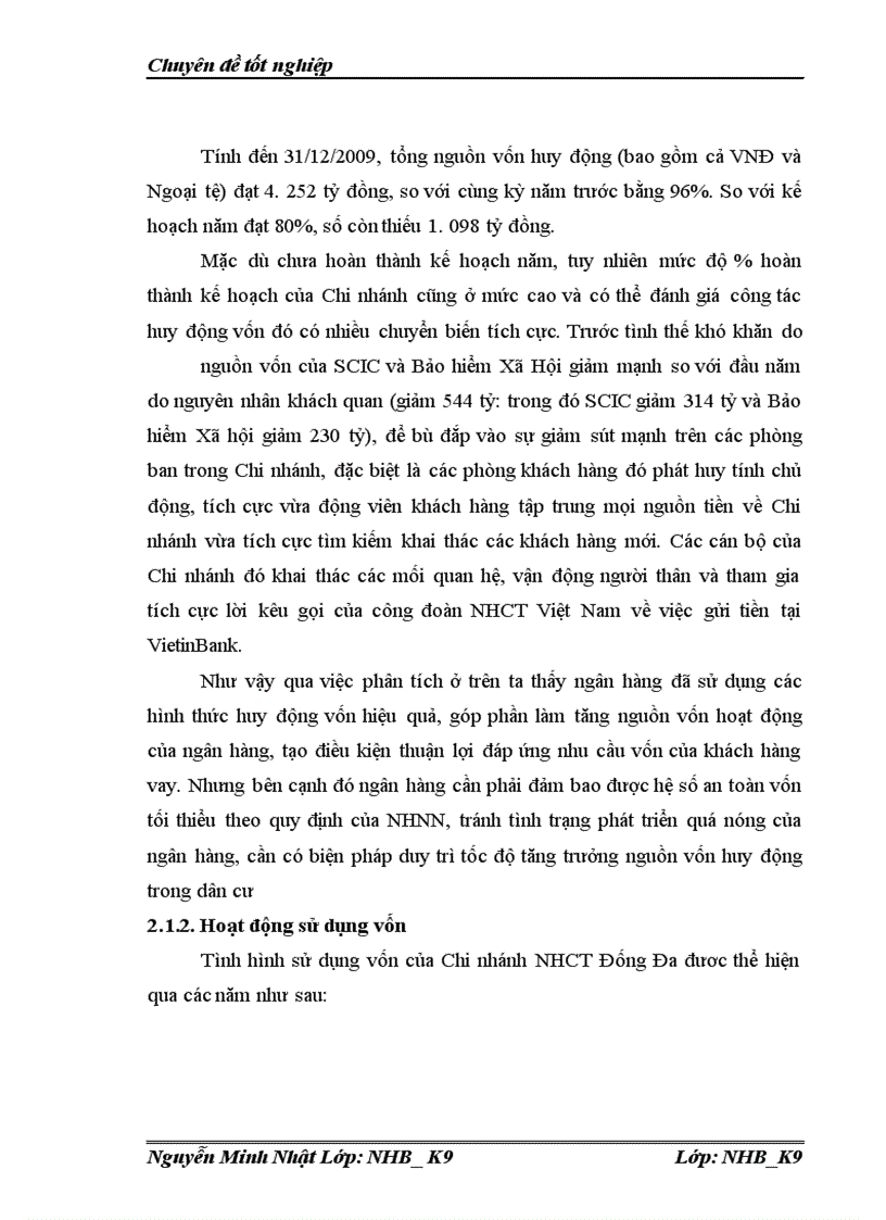 image for page Một số biện pháp nhằm hạn chế rủi ro tín dụng tại chi nhánh Ngân hàng Công thương Đống Đa