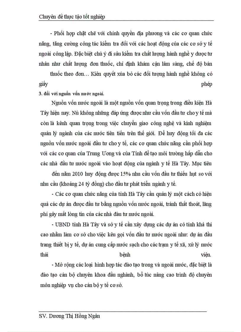 image for page Giải pháp huy động vốn đầu tư cho ngành y tế tỉnh Hà Tõy từ nay đến năm 2010