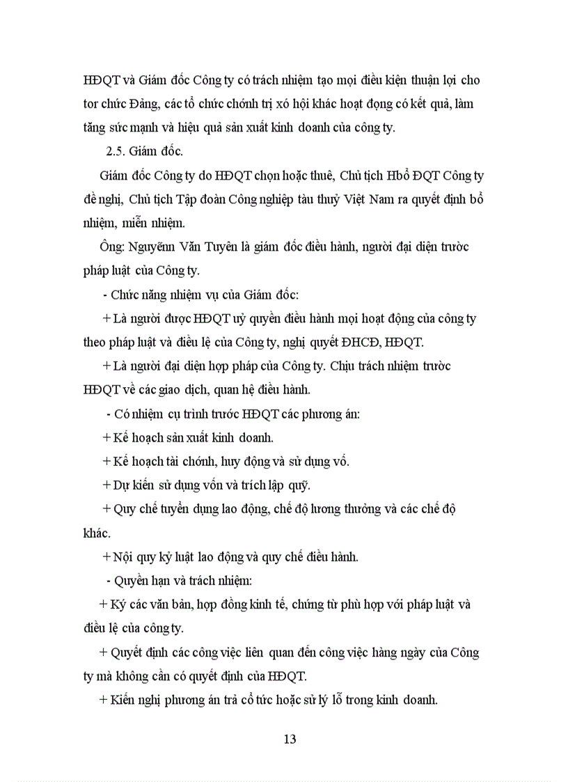 image for page Báo cáo thực tập tại Công ty CP công nghiệp tàu thuỷ Hoàng Anh