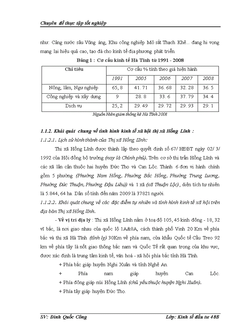 image for page Tình hình đầu tư phát triển từ nguồn vốn ngân sách nhà nước trên địa bàn Thị xã Hồng Lĩnh thời kì 2005-2015. Thực trạng và giải pháp