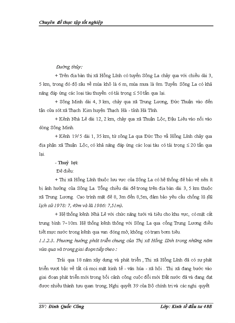 image for page Tình hình đầu tư phát triển từ nguồn vốn ngân sách nhà nước trên địa bàn Thị xã Hồng Lĩnh thời kì 2005-2015. Thực trạng và giải pháp
