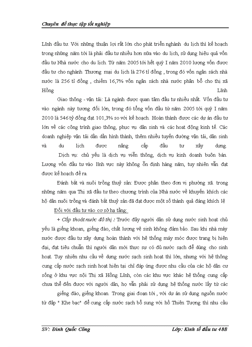 image for page Tình hình đầu tư phát triển từ nguồn vốn ngân sách nhà nước trên địa bàn Thị xã Hồng Lĩnh thời kì 2005-2015. Thực trạng và giải pháp