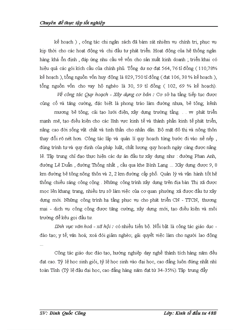 image for page Tình hình đầu tư phát triển từ nguồn vốn ngân sách nhà nước trên địa bàn Thị xã Hồng Lĩnh thời kì 2005-2015. Thực trạng và giải pháp