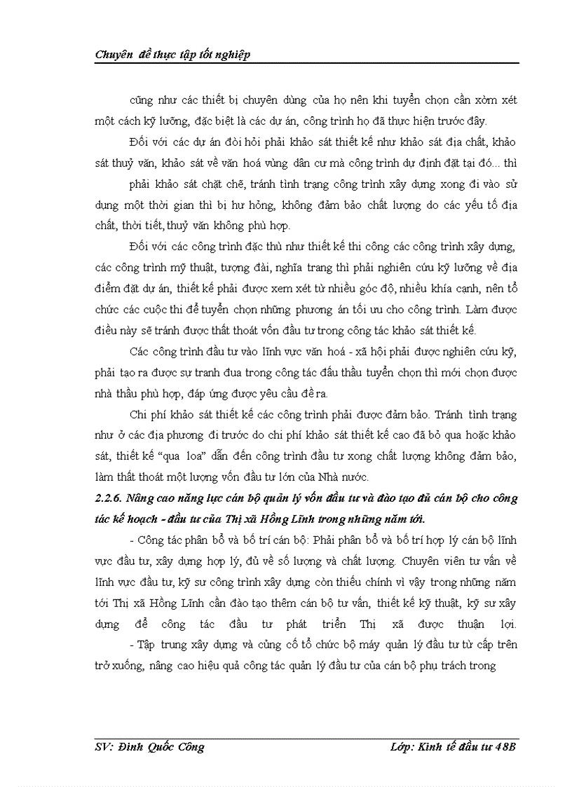 image for page Tình hình đầu tư phát triển từ nguồn vốn ngân sách nhà nước trên địa bàn Thị xã Hồng Lĩnh thời kì 2005-2015. Thực trạng và giải pháp